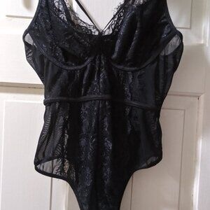 NWOT...black lace bodysuit